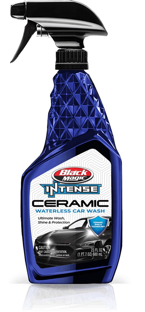 Black magoc intense ceramic waterlesz car wash